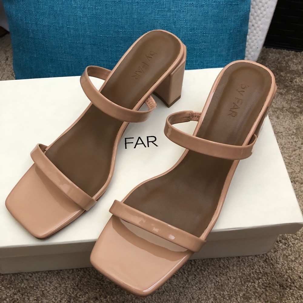 By Far Tanya Sandal Women's Nude Size 36